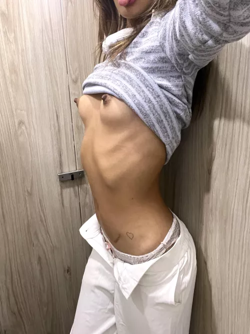 18 year old ribs in the bathroom at school