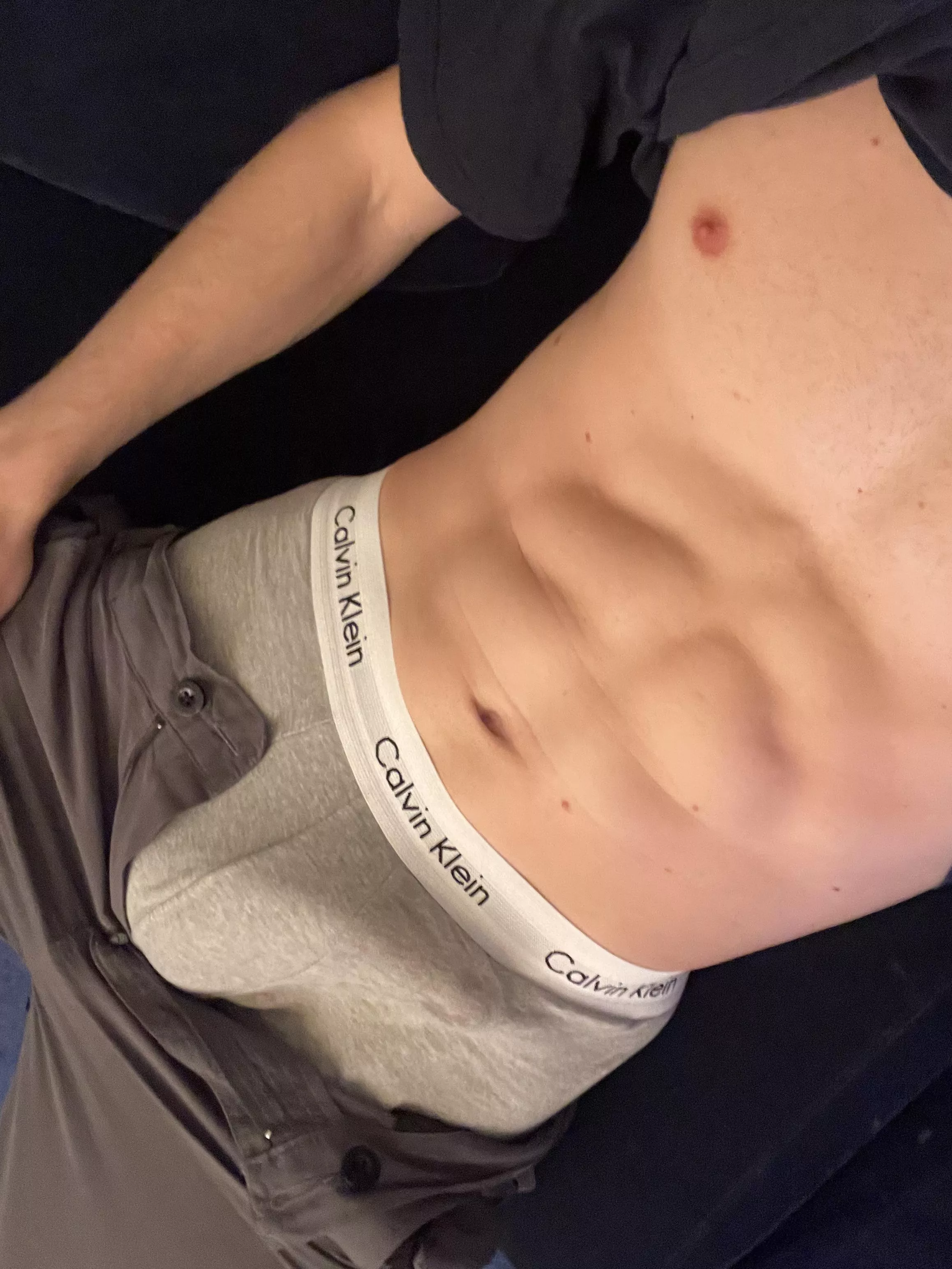 28m post-gym bulge