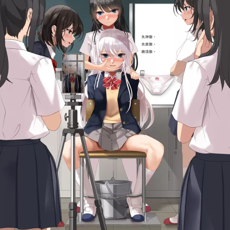 A stunning blonde was cruelly bullied by her classmates, envious of her beauty (eto (ikumika))