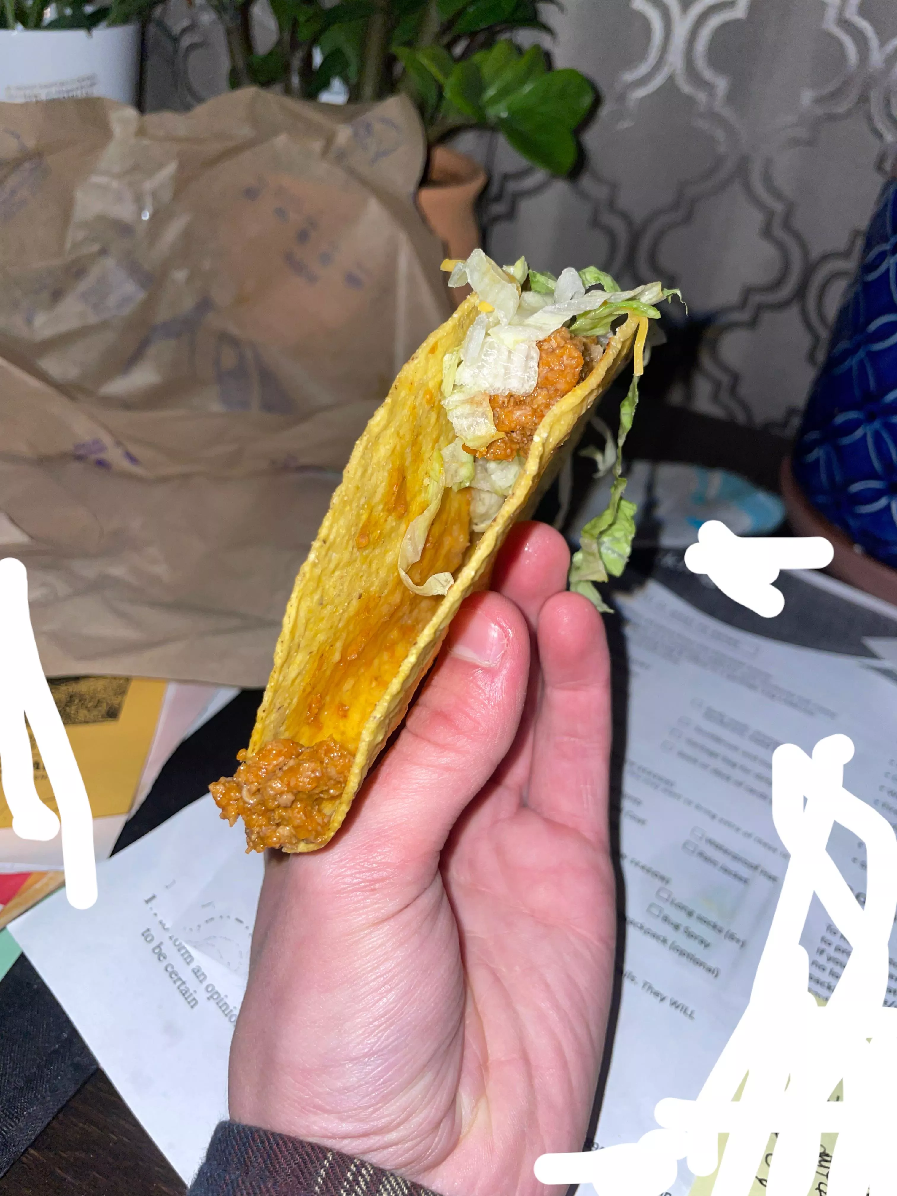 After a long night at a rave thanks Taco Bell🤦‍♂️