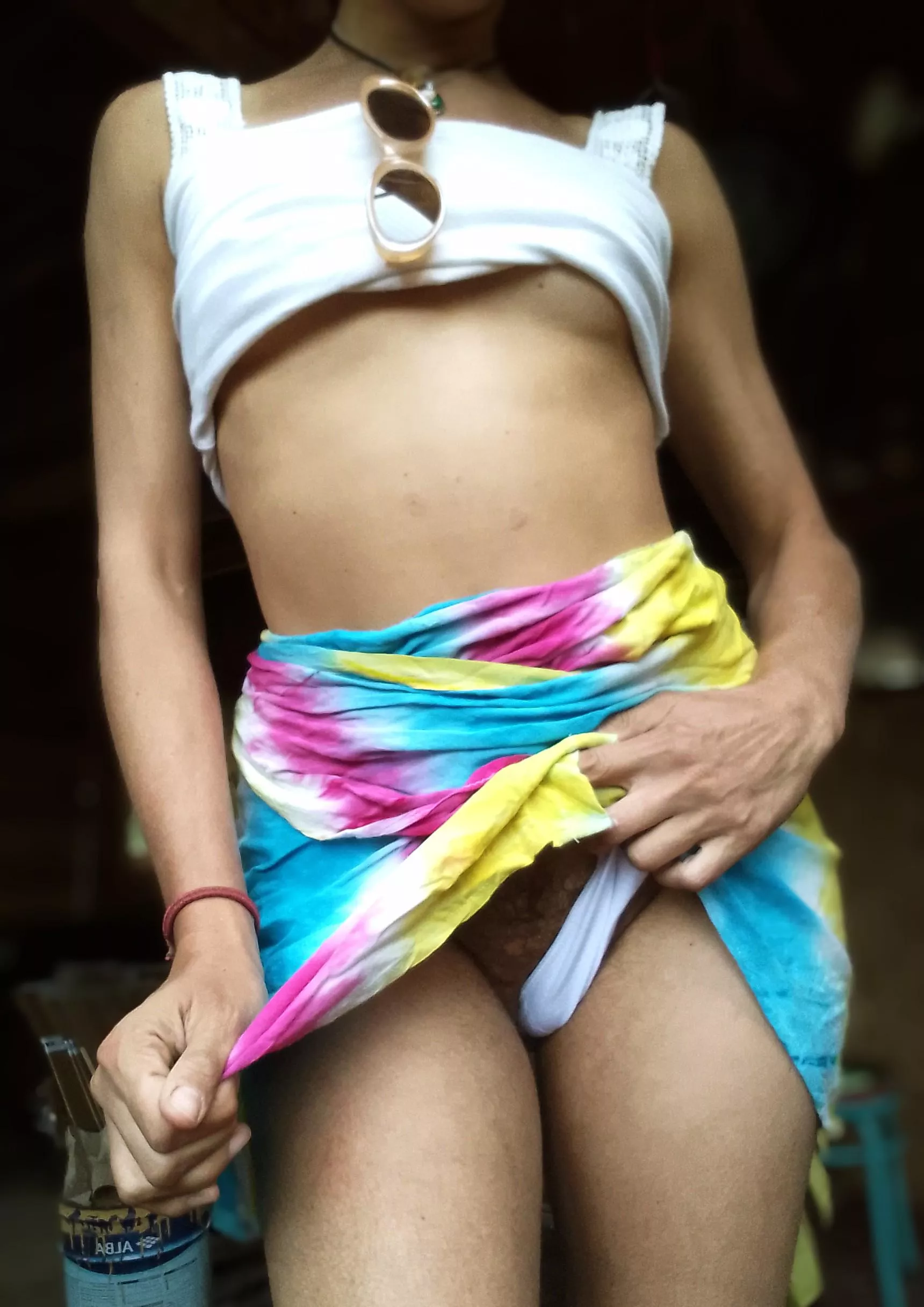 All natural under my skirt