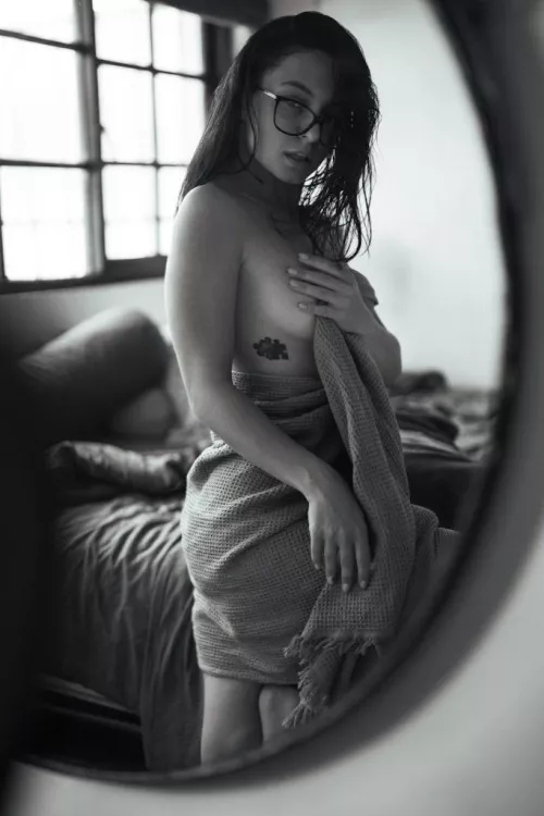 Black and white Selfshooting