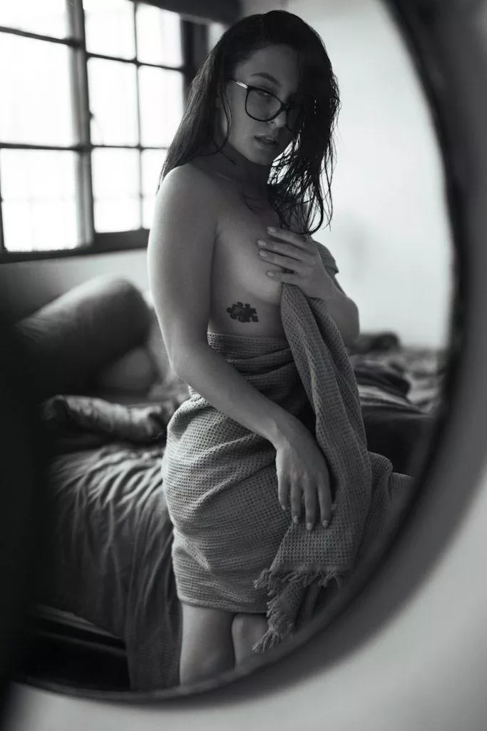 Black and white Selfshooting