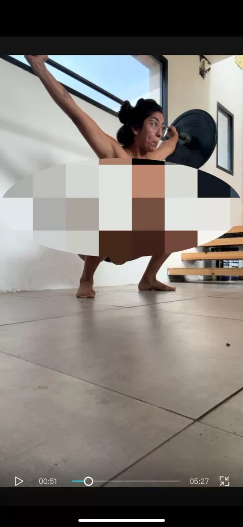 Can you imagine how much I sweated training this morning?