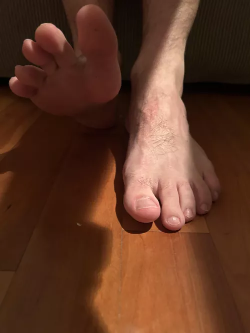 Care to taste my post-gym feet? 