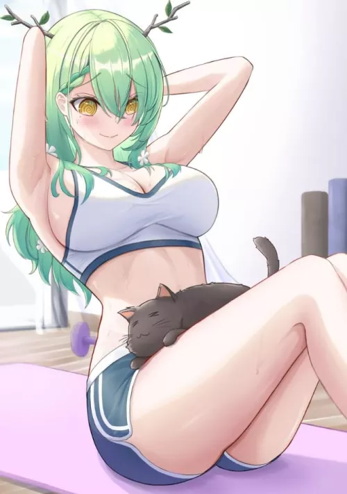 ceres fauna sweaty body (almonxtea) 