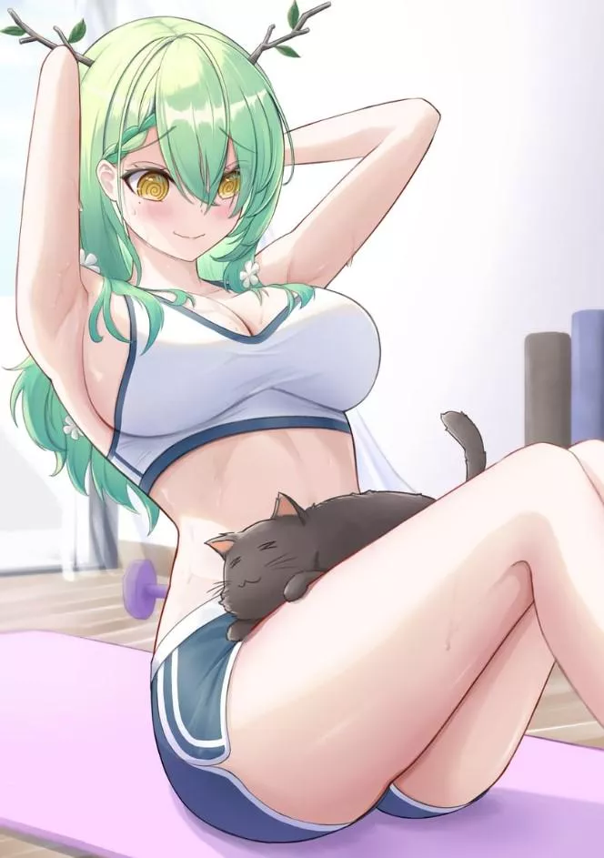 ceres fauna sweaty body (almonxtea) 