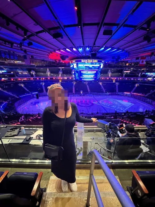 Cheering on the Rangers tonight!