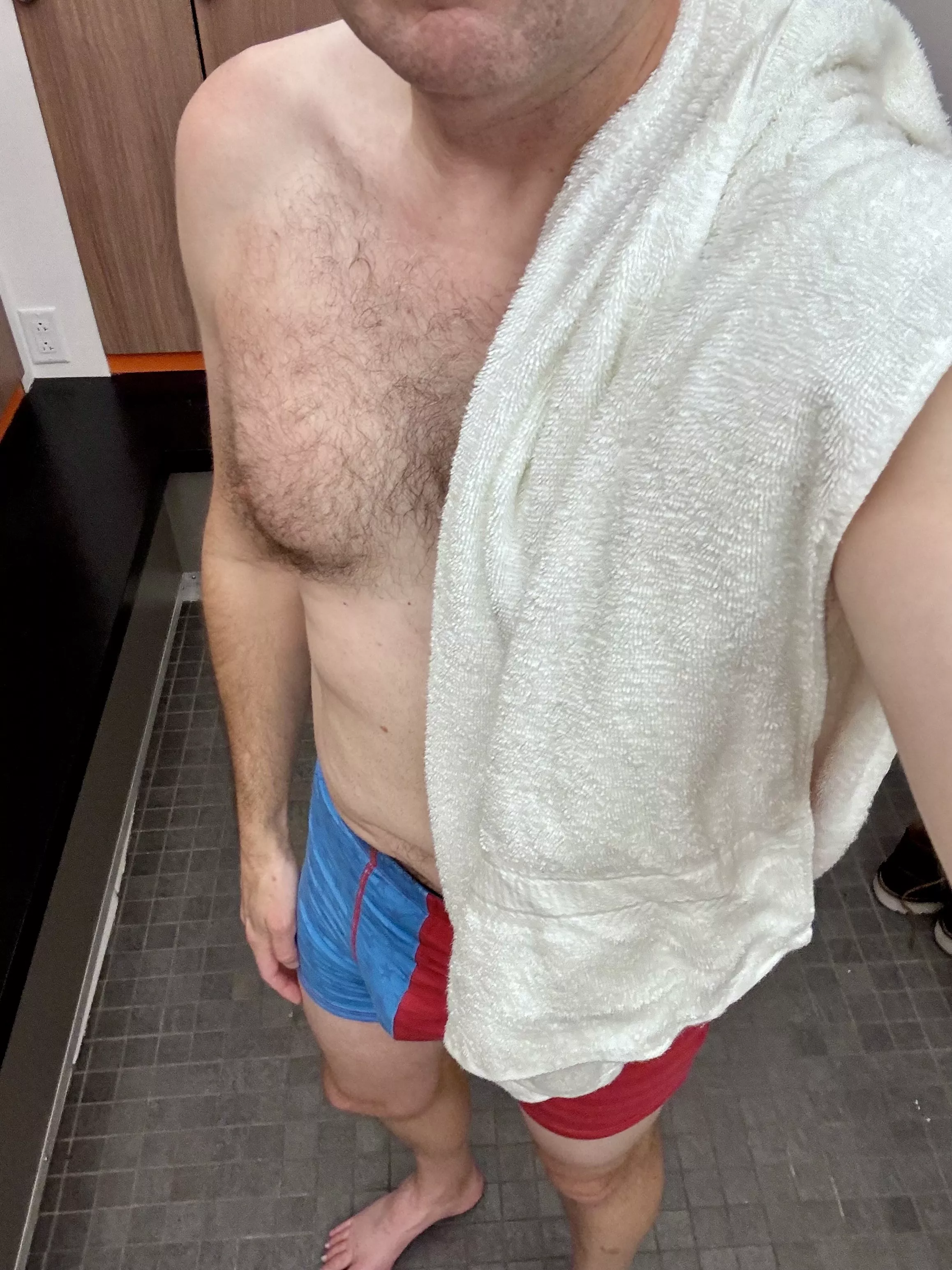 Come sneak in the locker room