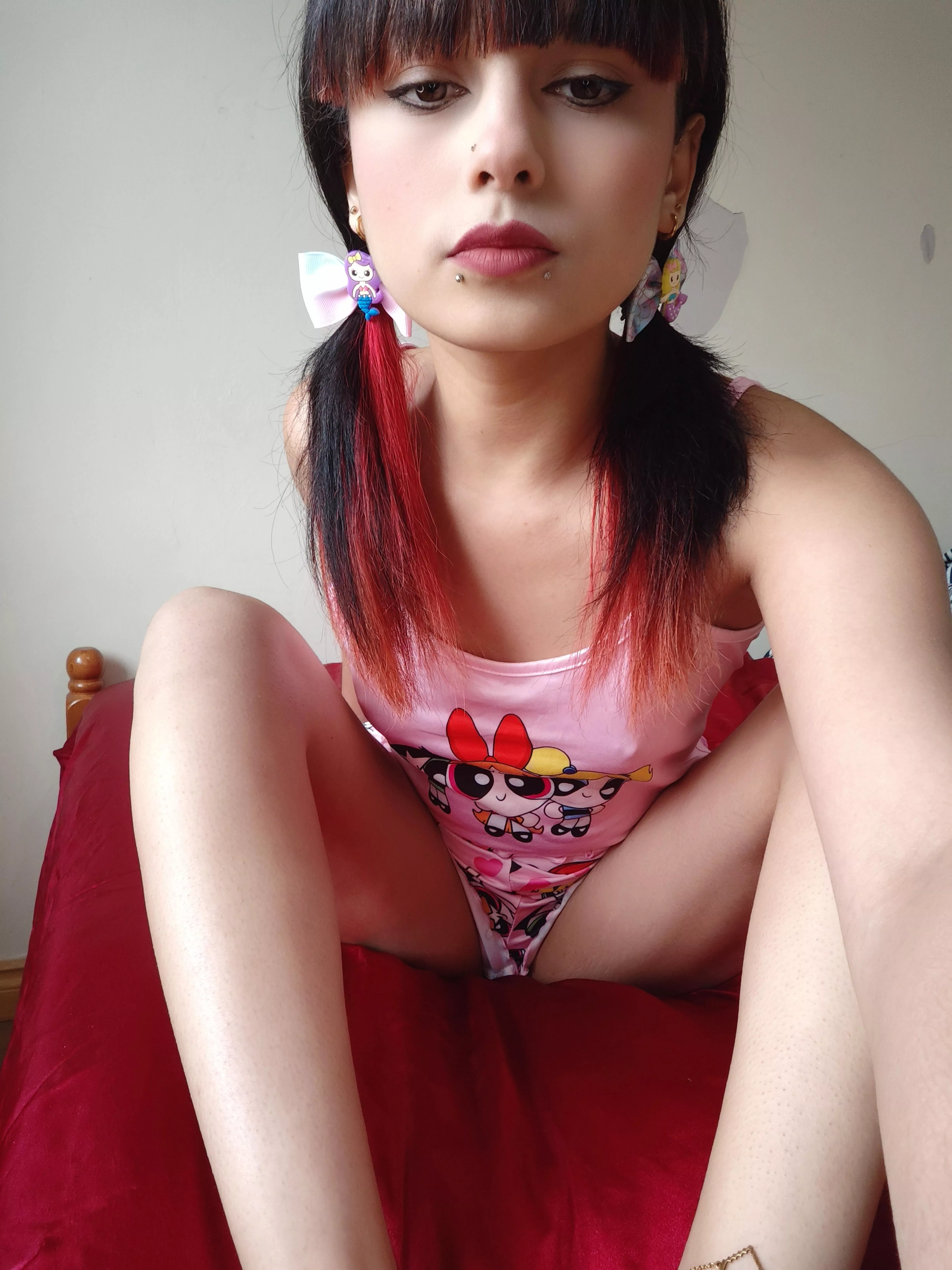 Curious babygirl exploring 