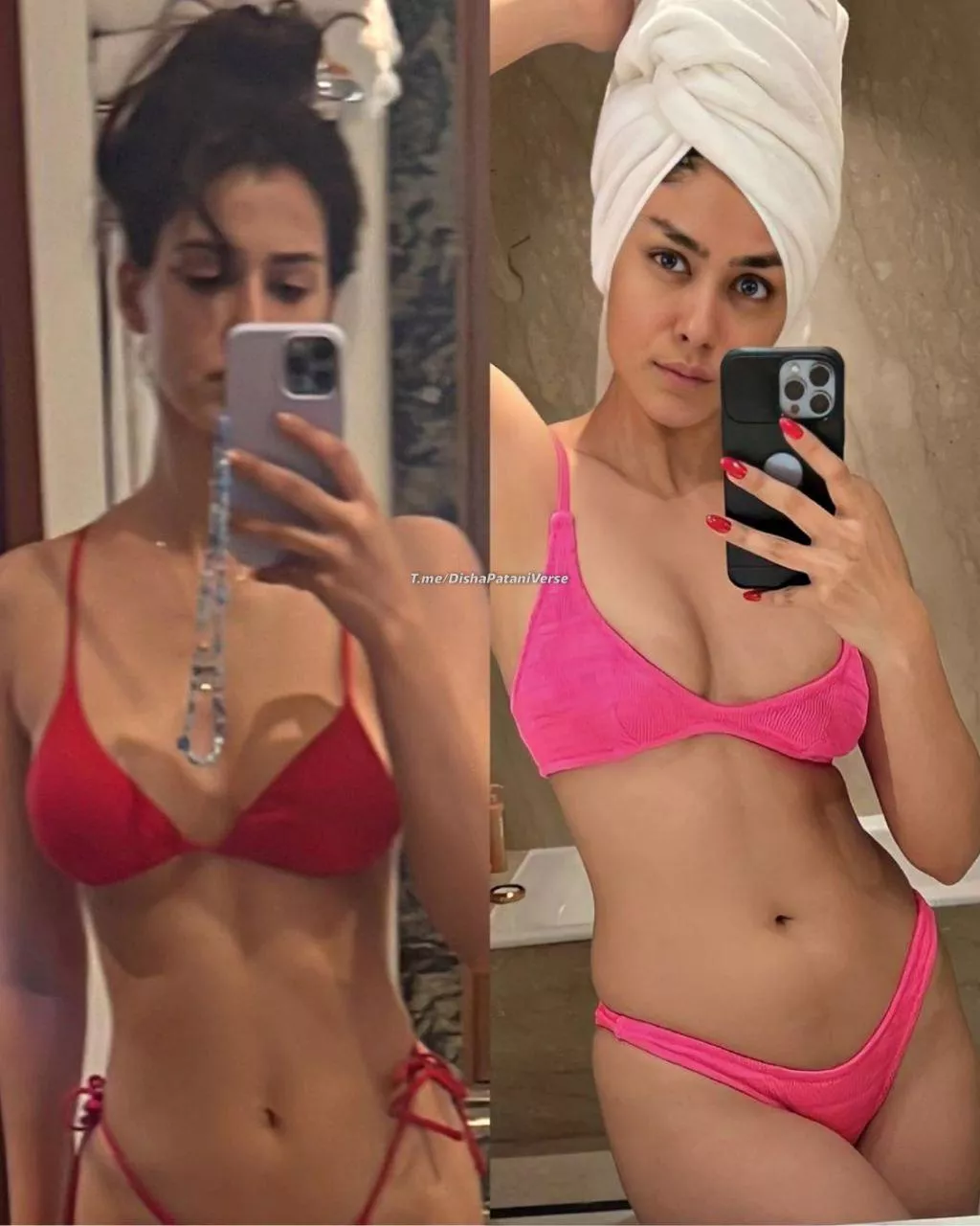 Does Mrunal win a legendary battle with Disha for bikini body?