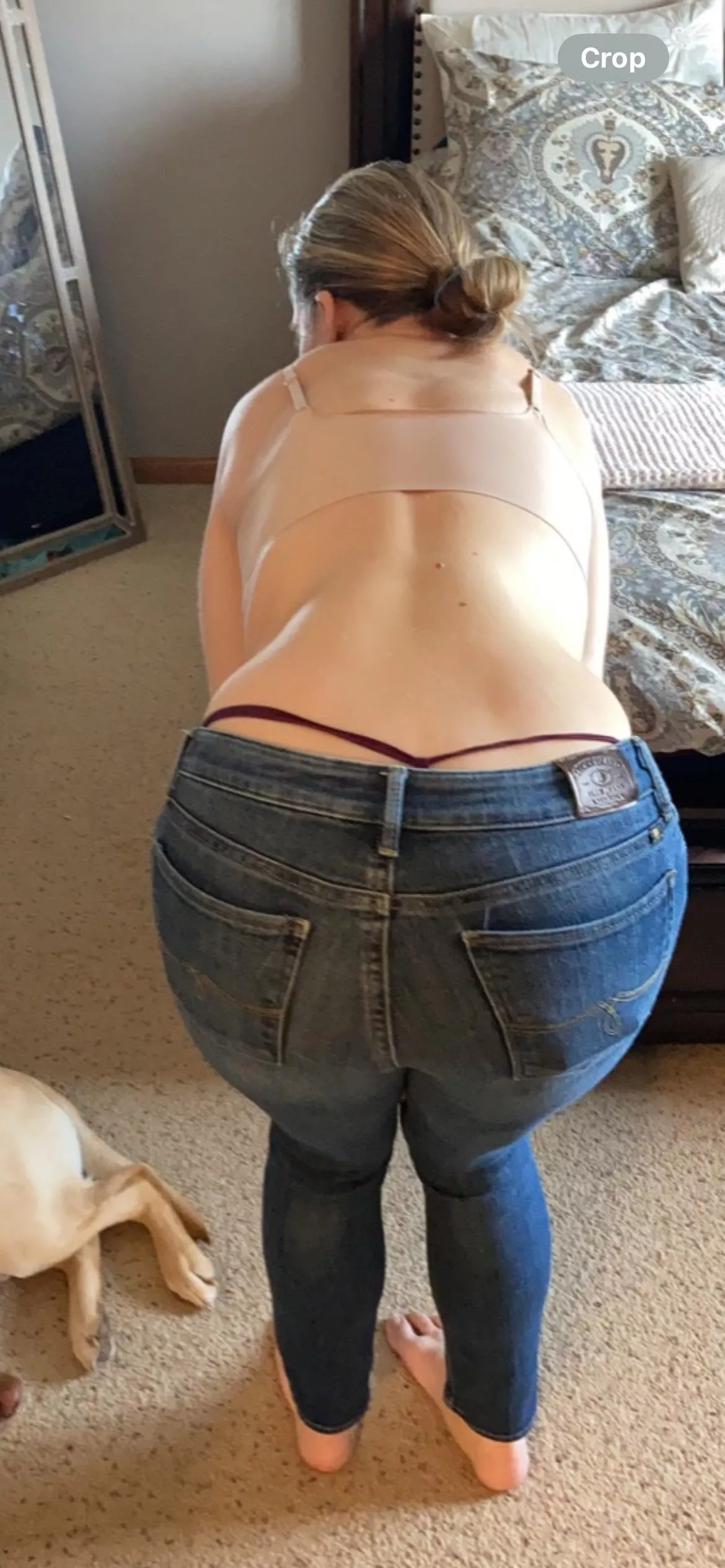 Does this show too much when I bend over? 😅