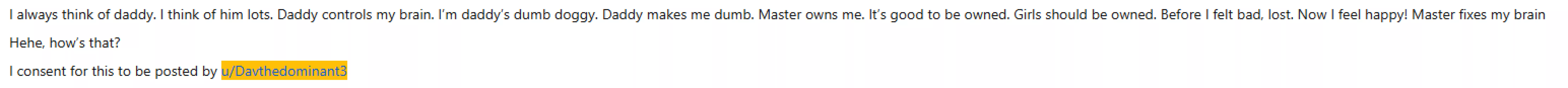 Dumbing down of feminists is such a good feeling. She is into a rather complex study field is all I can say.