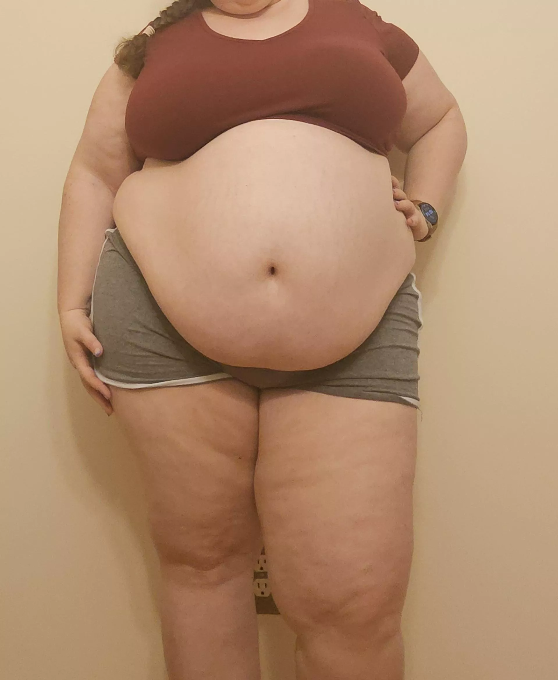 Eating 6k a day has me filling out in all the right places!