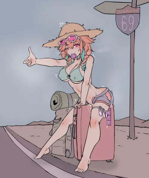 [F4M] Who wants to give me a ride? I'm happy to go wherever you take me, and even without cash I can find another way to pay~