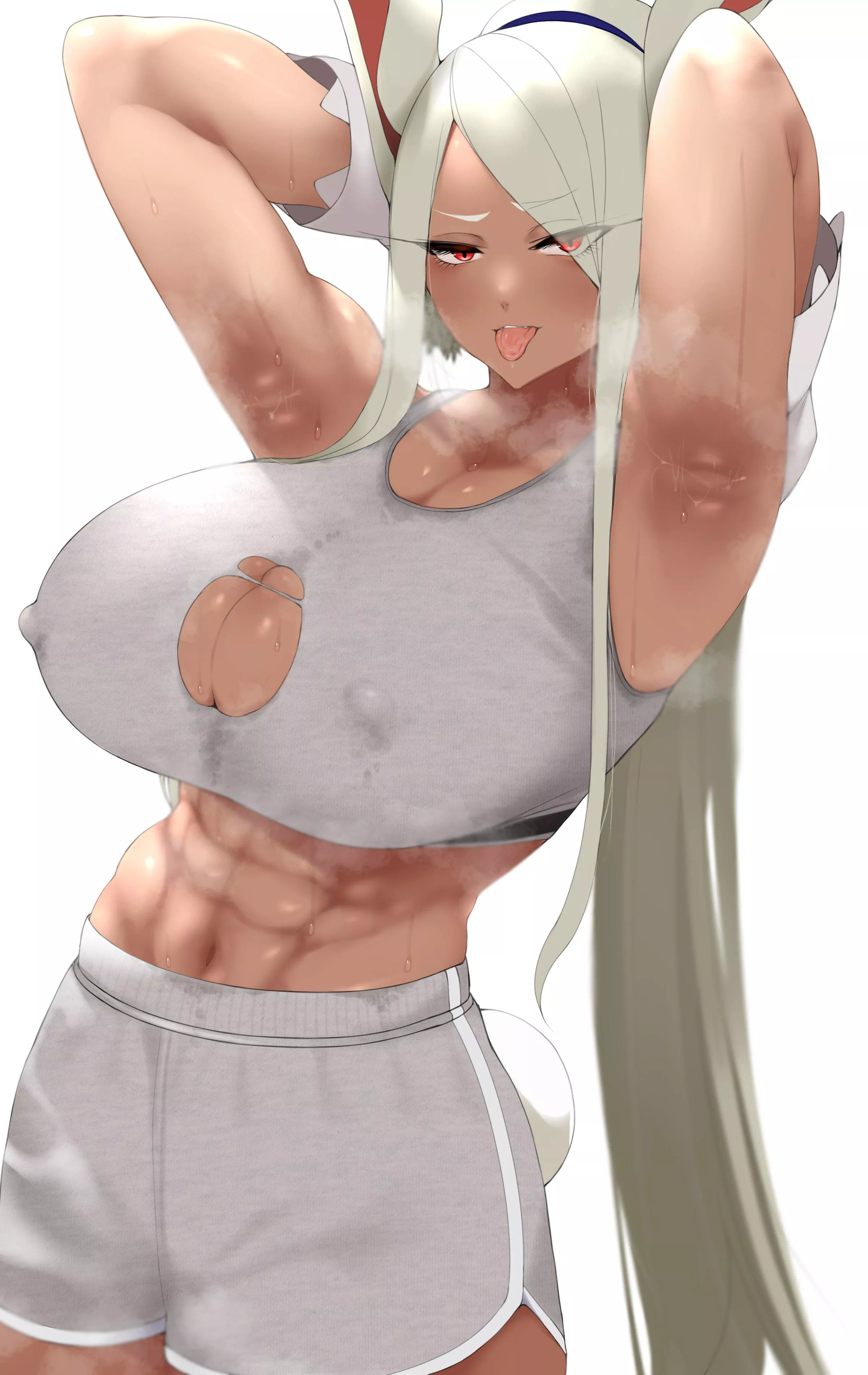 Fresh from the gym (marimo_zz)