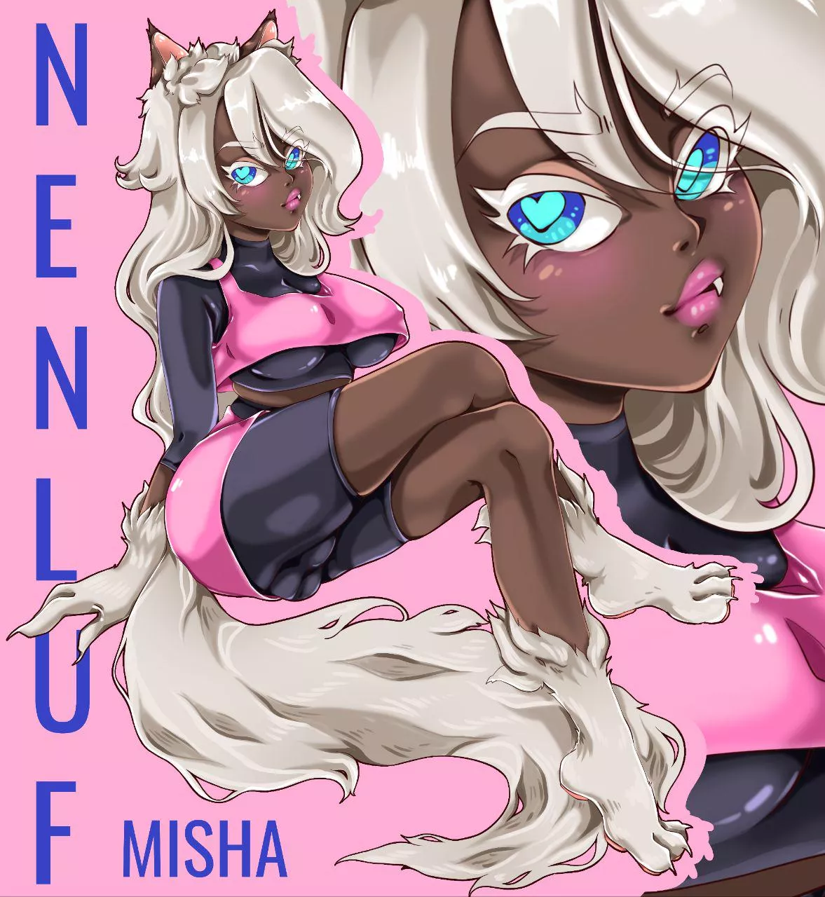 Futanari OC - Siberian cat Misha (Nenluf)