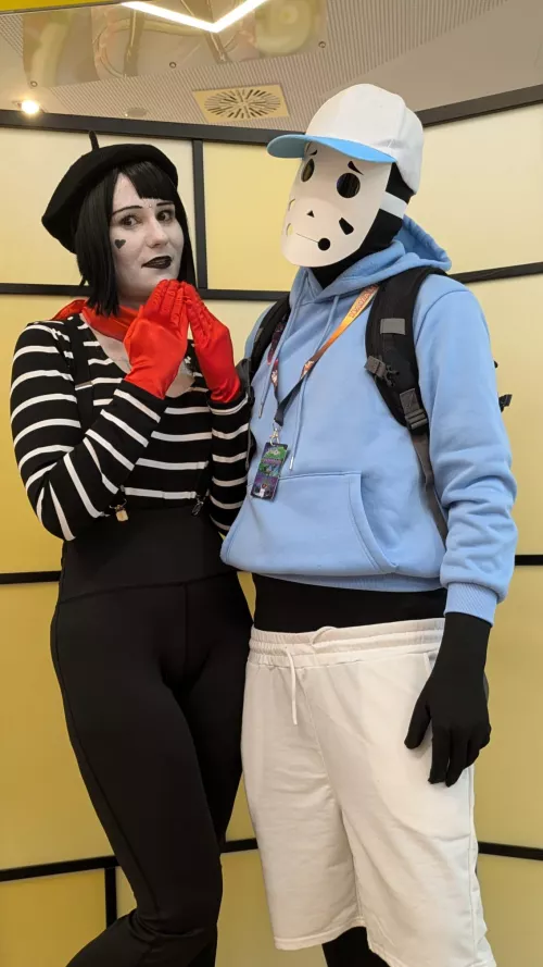 GF and I as BonBon and Mask Guy