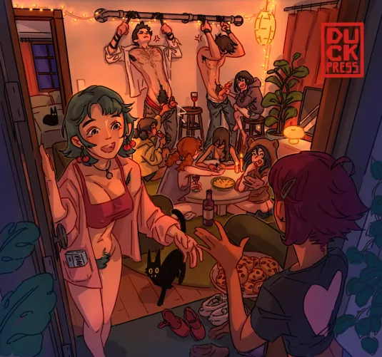 Girls night! [duck press]