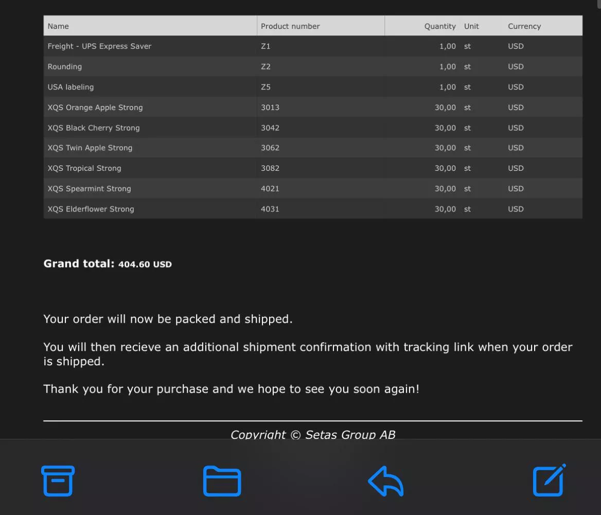 Heads up XQS is 50% off on snusme