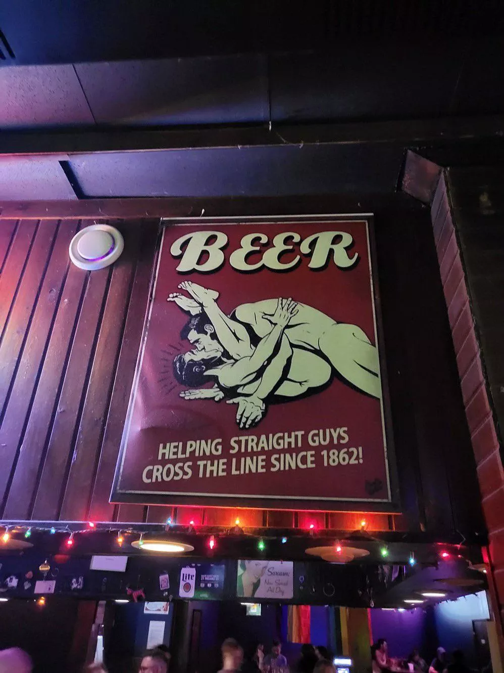 HELPING STRAIGHT GUYS CROSS THE LINE SINCE 1862!