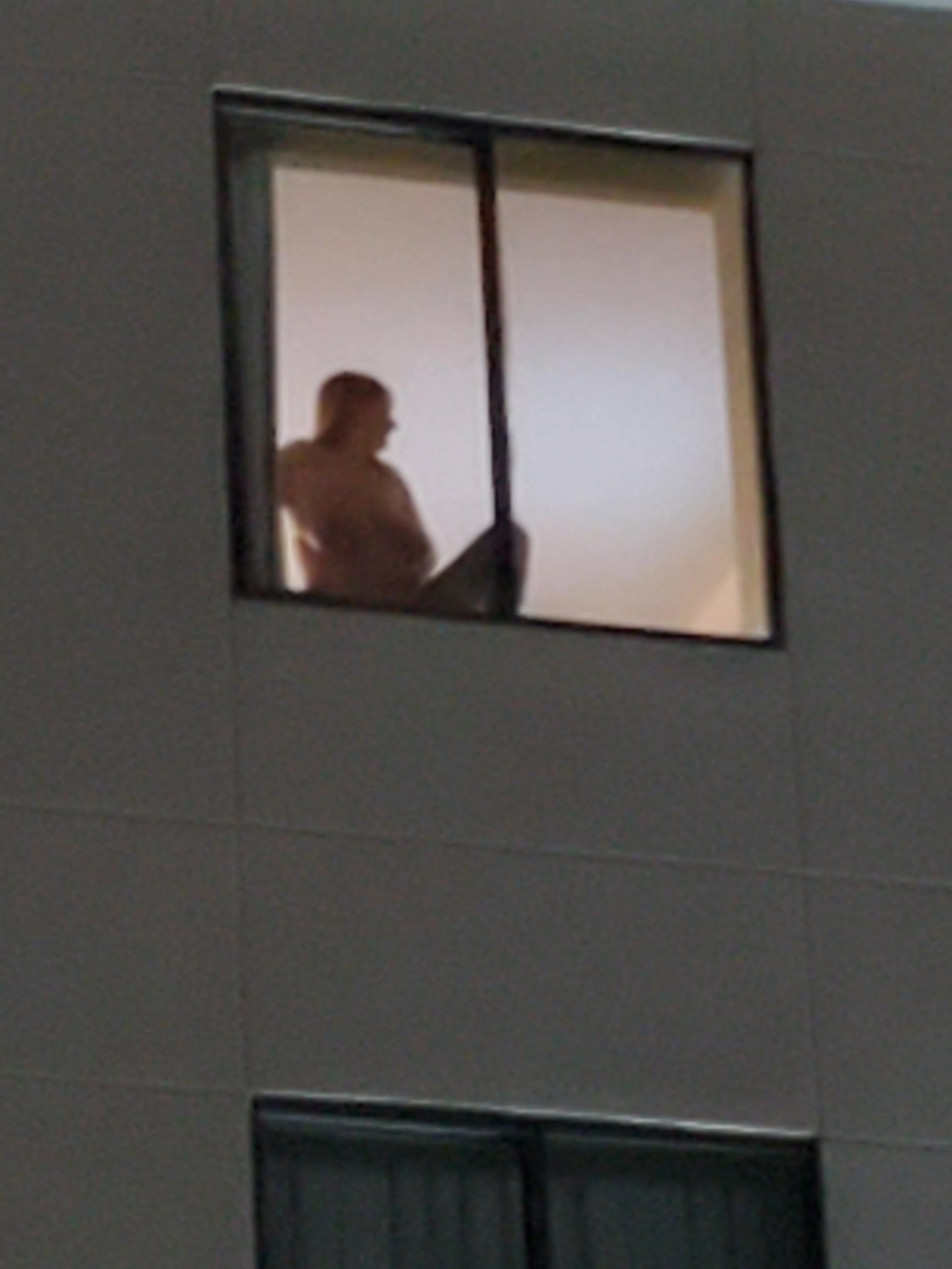 Hotel flashing with busy parking lot