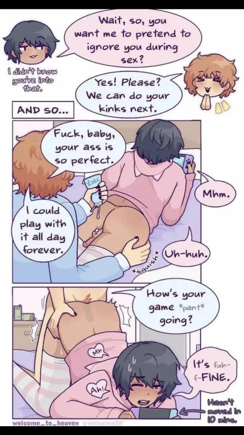 “How’s your game going?”