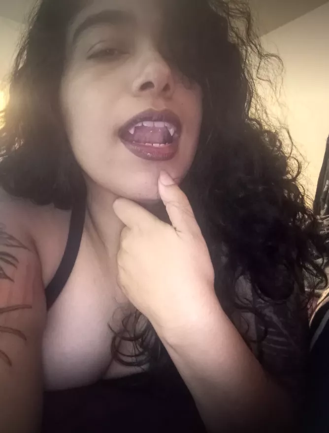 I cant wait to sink my teeth into you 🖤