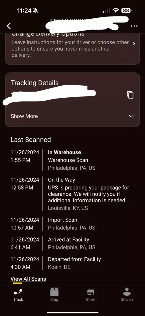 I just want my Swedish gold lol this is my 2nd order supposed to be delivered tmro the 27th my first order was one of those end of October orders got a email from ups saying it was detained so I got a refund on it 