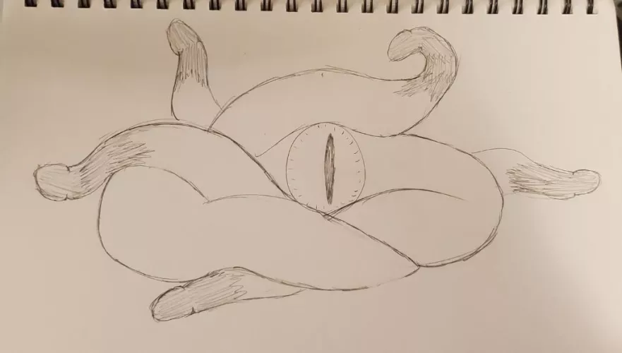 I sketched out the art I've been trying to find again. I don't mean to spam or be annoying but I hope this jogs a memory of someone that was helping me. ♥️ 