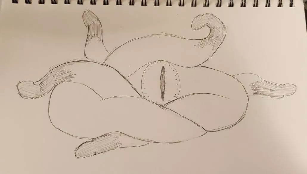 I sketched out the art I've been trying to find again. I don't mean to spam or be annoying but I hope this jogs a memory of someone that was helping me. ♥️ 