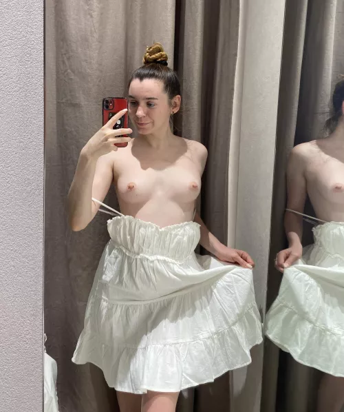 I was so horny I could've been banged in the dressing room