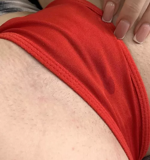 I'm in red lingerie for you tonight