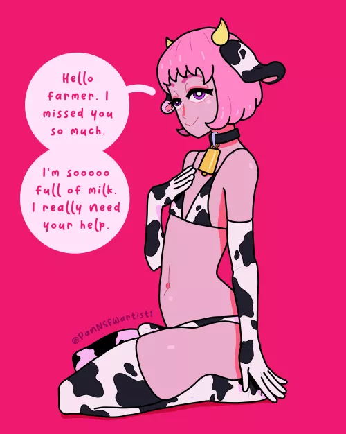 It's time to collect milk (@PanNSFWartist1) [OC]