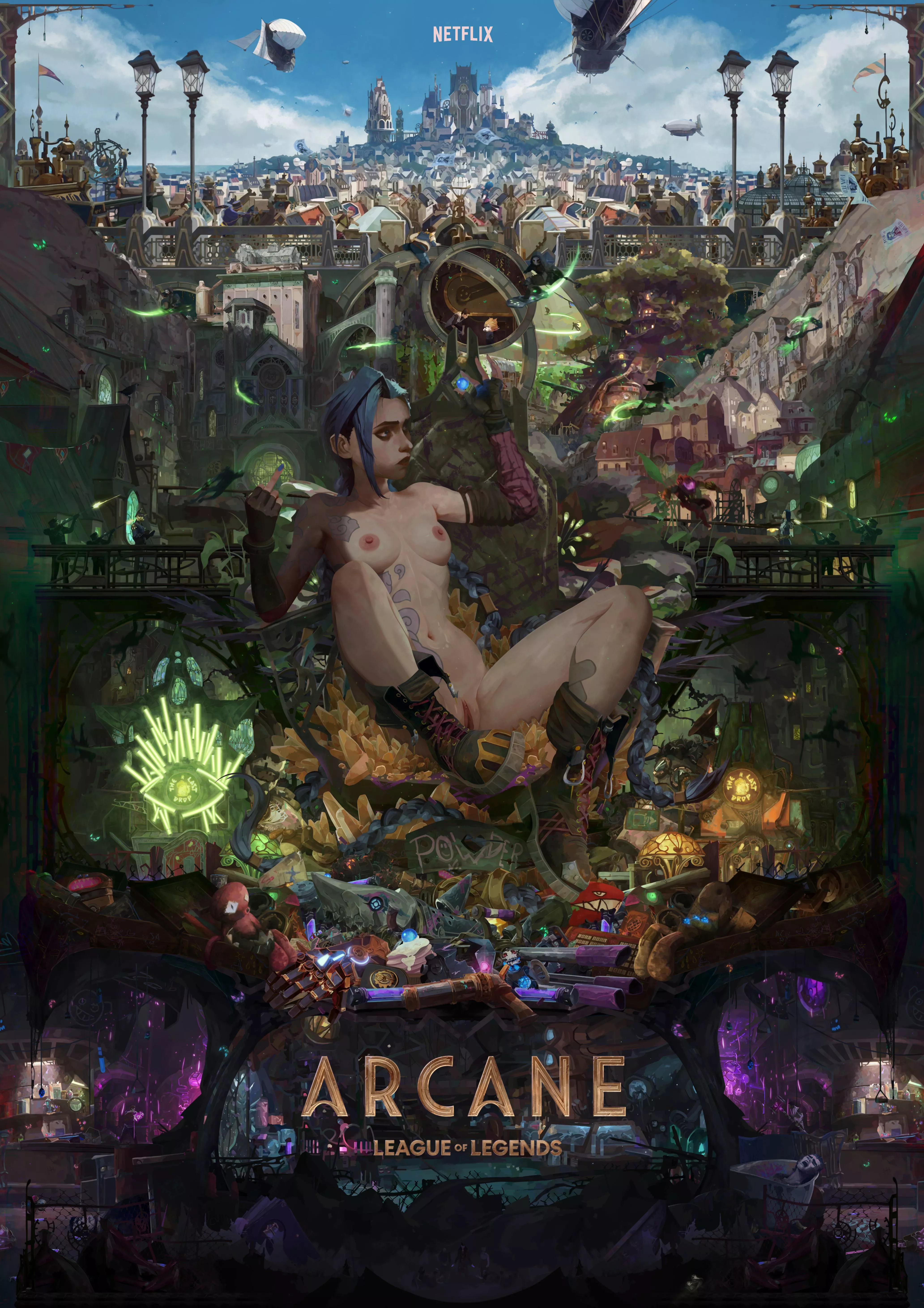 Jinx rule 34 [Arcane: League of Legends](uraldemon)  