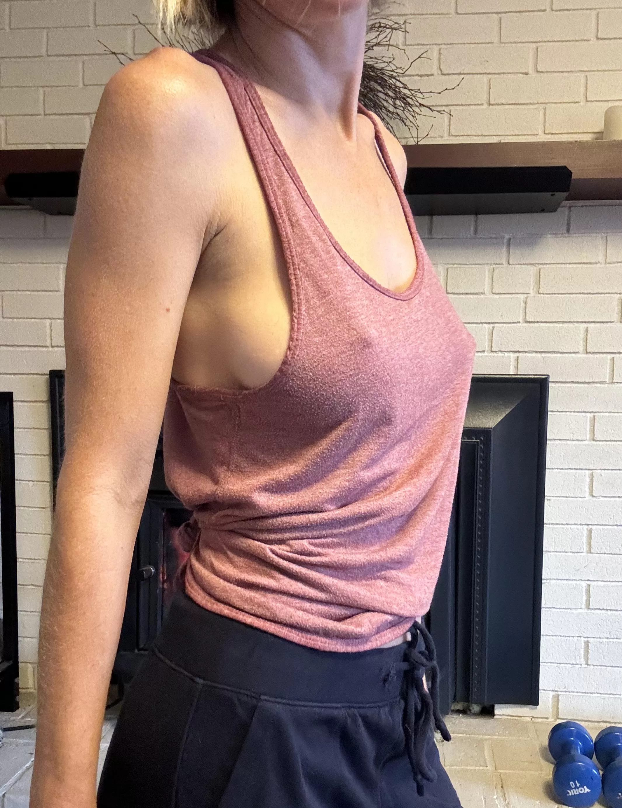 Just a tease during my workout 