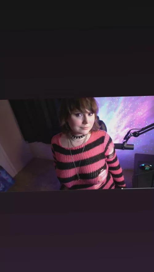 Just showing off my tits after gaming all night