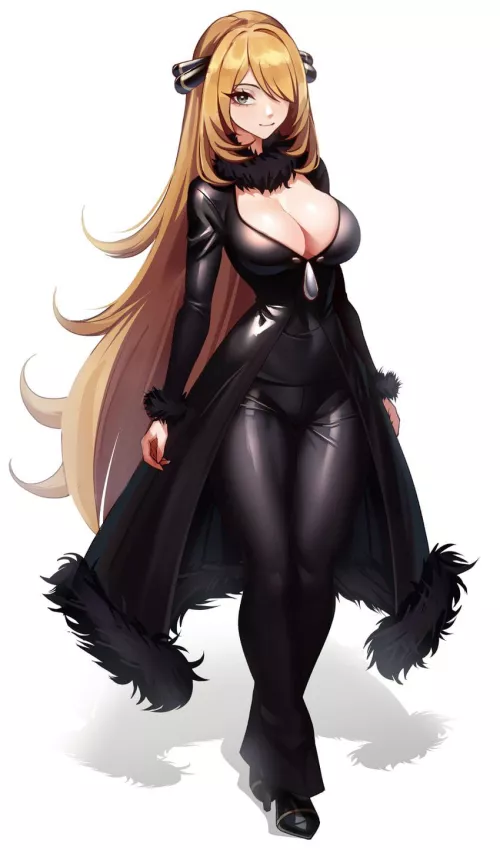 [M4F/GM] I always thought that Cynthia is the hottest Pokemon character and I was dreaming about becoming her but I would've never thought that it would really happen. I was inside her body when I woke up from sleep and was in the streets of a city in t