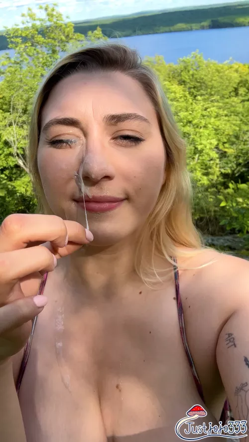 Maybe I'm weird but I love playing with stringy ropes of cum 