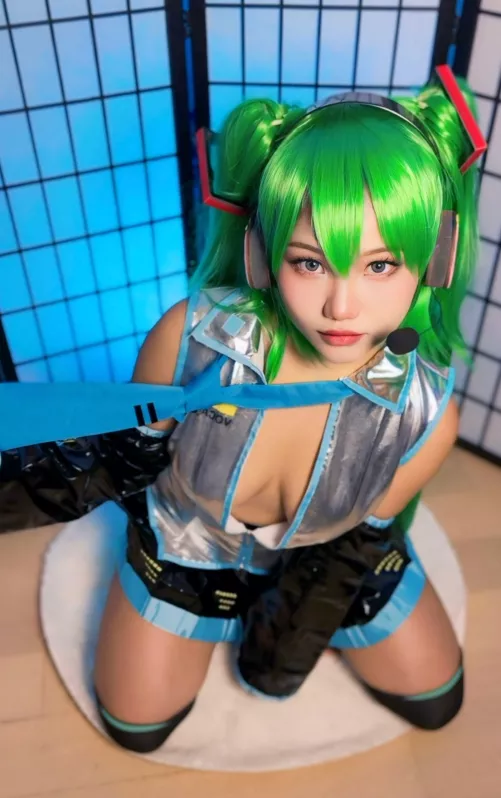 Miku from Vocaloid by (Sophia)