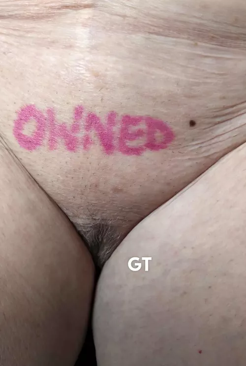 Mine.  New slut learning her place. 