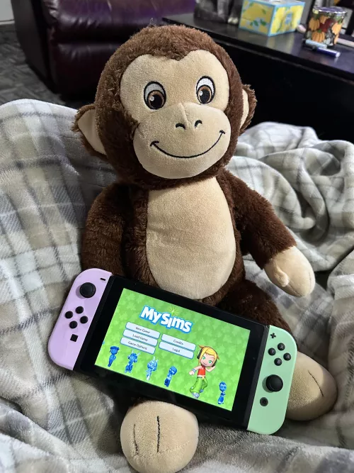 Mr. Monkey and Sims🥰