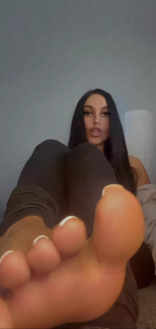 My feet are bigger than your small pp.