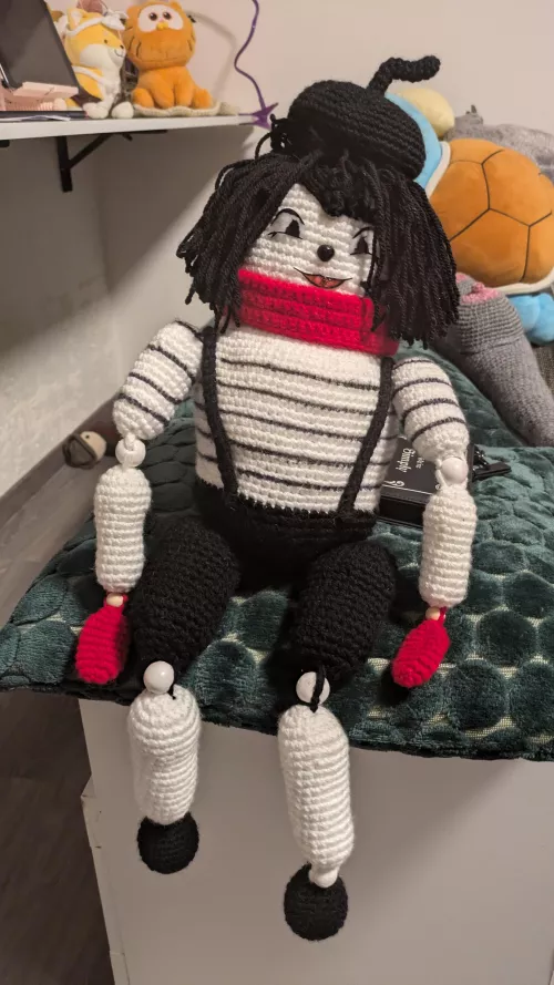 My GF crocheted a ChuChu plushie