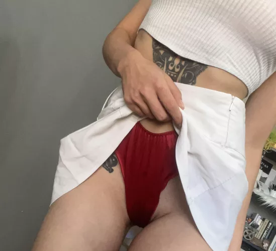 My most passionate red lingerie just for you