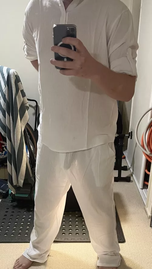 Oh dear these summer clothes are a bit sheer. Where should I wear them? 