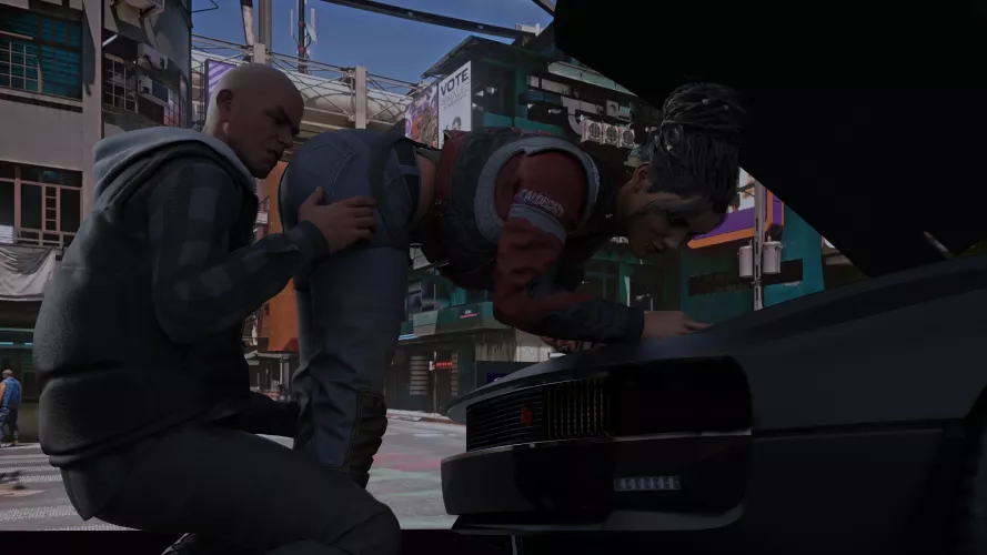 (OPTIPRIMART) Drago meets Panam in Night City 