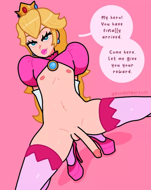 Prince Peach (@PanNSFWartist1) [Super Mario]