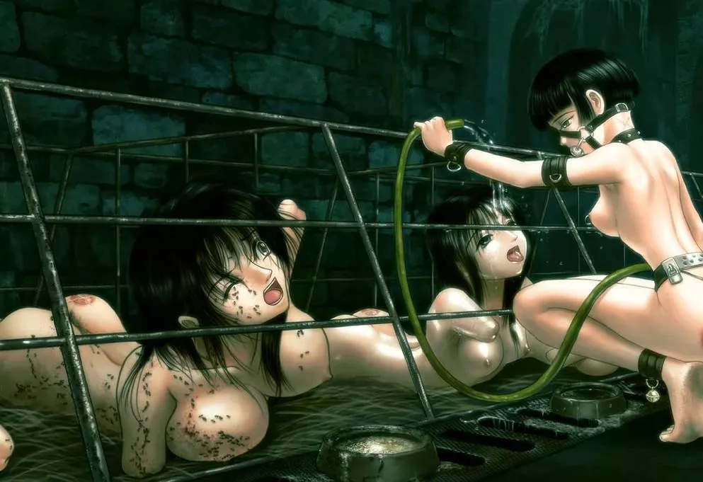 relief from the tickling ants was her daily hosing down! (s zenith lee)