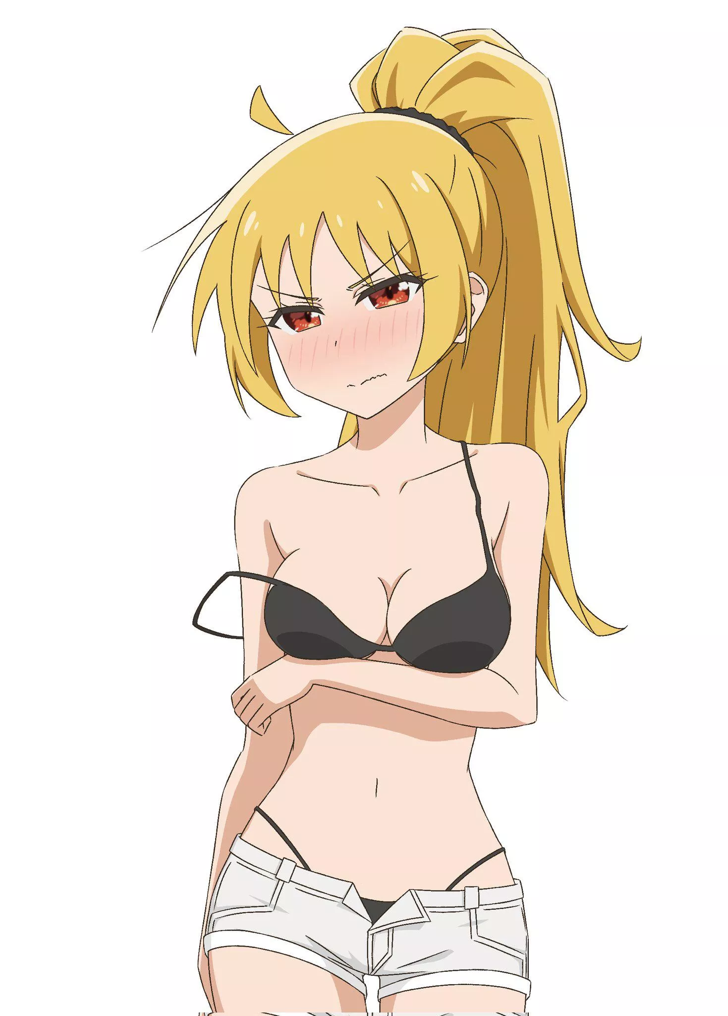 Seika Blushing In Her Bikini (By @ThundraDrawings On X)